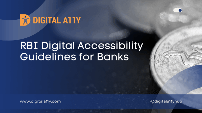 RBI Digital Accessibility Guidelines for Banks: A Complete Implementation Guide